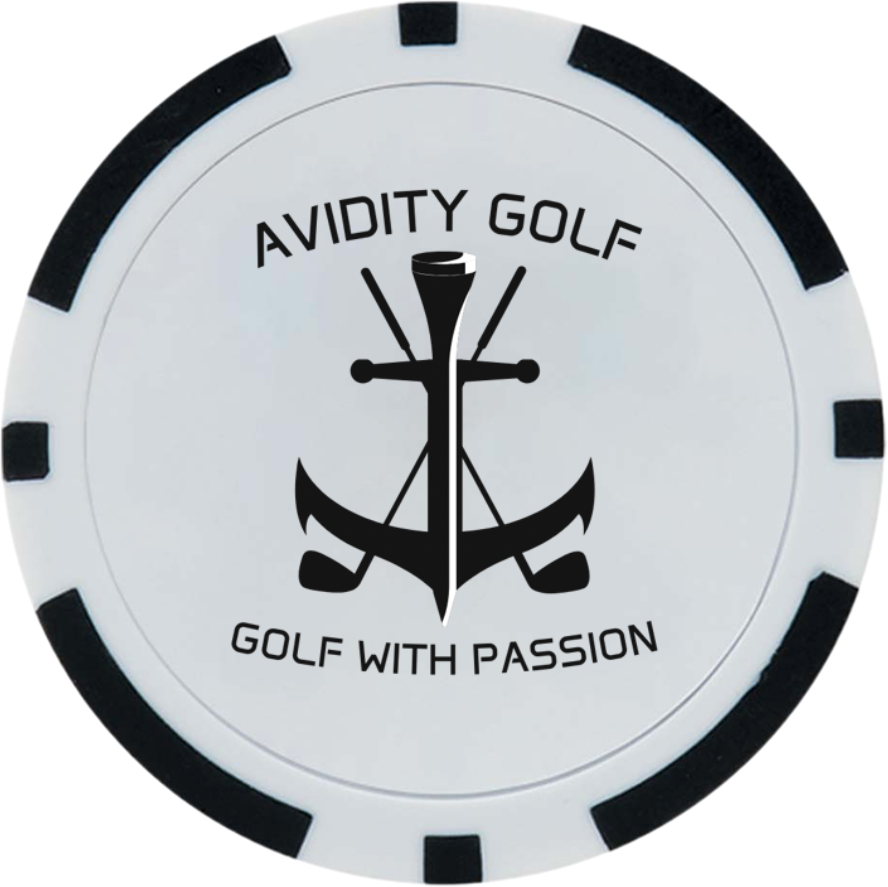 Avidity Golf Poker Chip Ball Marker