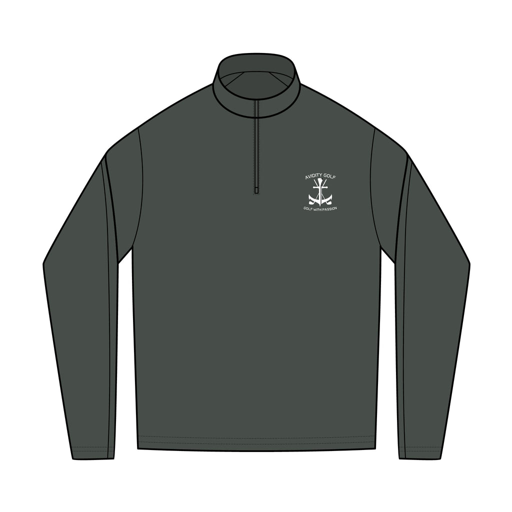 Avidity Golf Qtr Zip Full Logo
