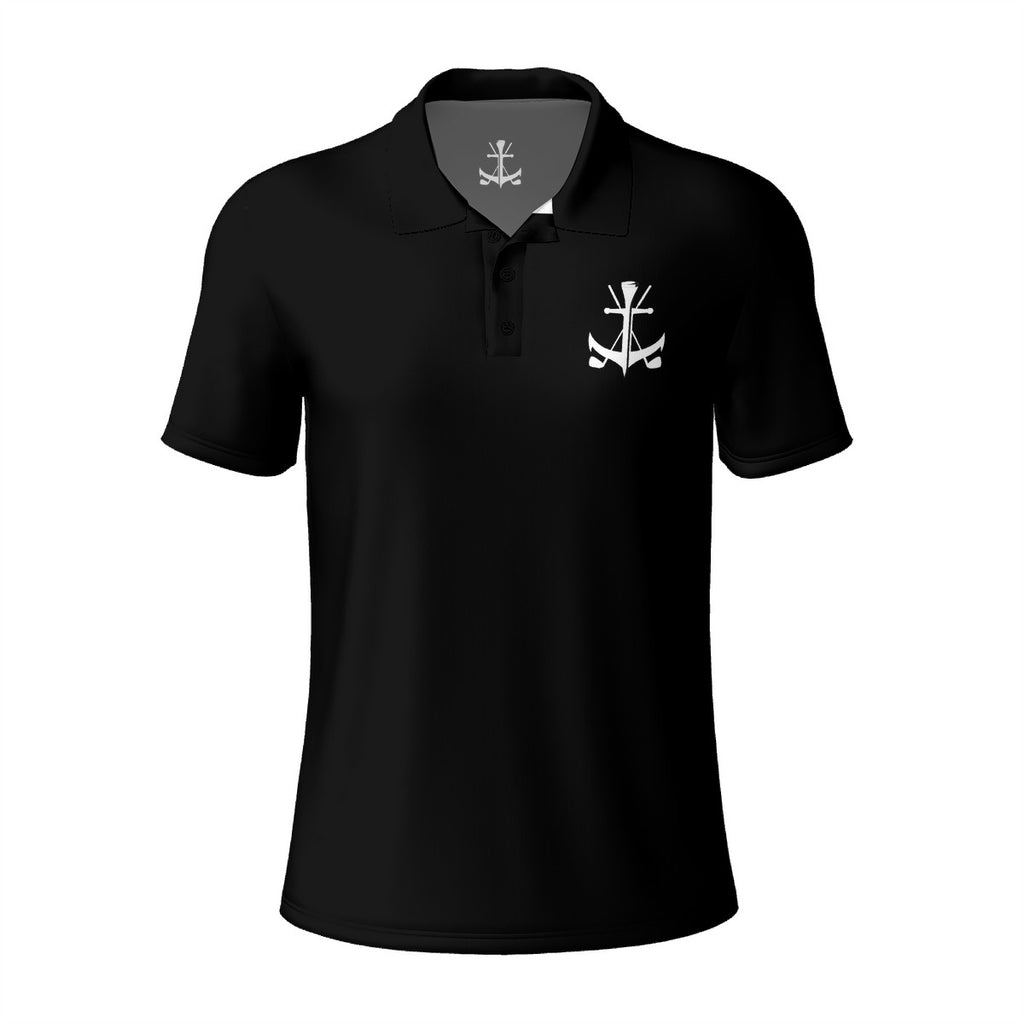 Avidity Golf Mens Polo Black