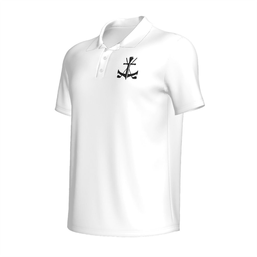 Avidity Golf Mens Polo White