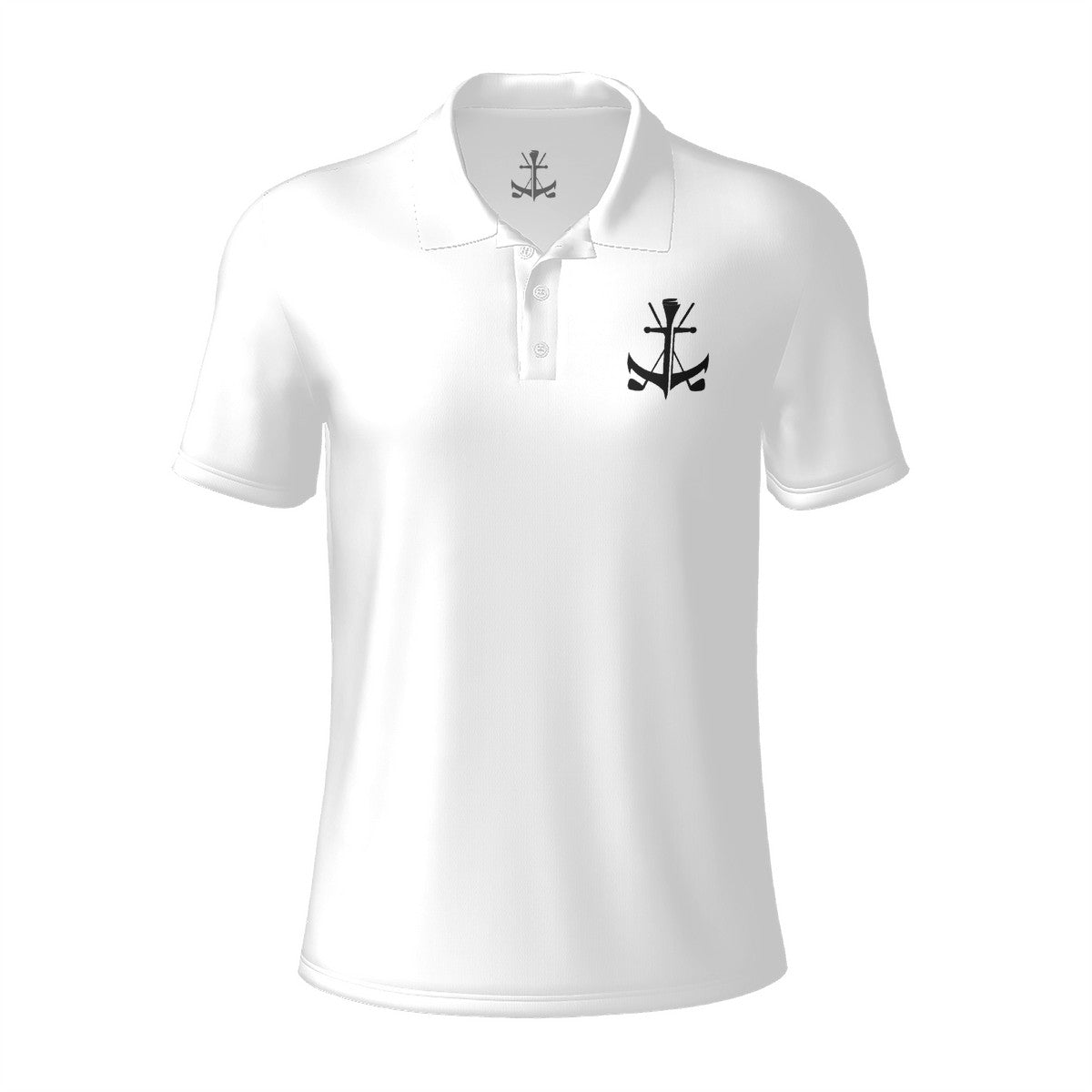 Avidity Golf Mens Polo White